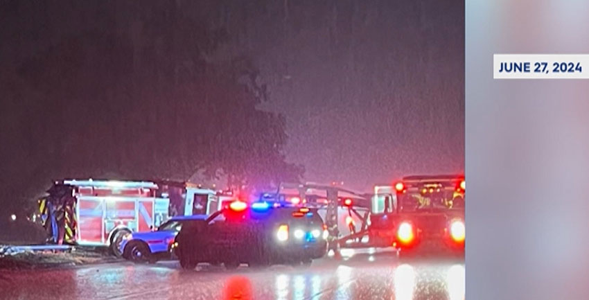 In the early hours of June 27, 2024, a car carrier truck traveling southbound on I-95 struck a stationary Greenwich Fire Department truck parked in the right and center travel lanes, which had been shut down for an earlier accident investigation.