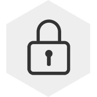 Icon showing a lock, meaning Highly Secure