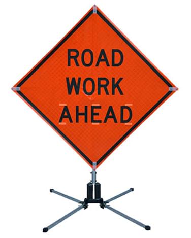 Aluminum Buster construction road sign holder