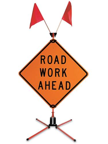 Little Buster construction road sign base