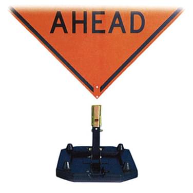 Zephyr portable construction road sign holder stand