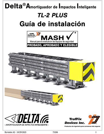 Cover image of the Delta TL-2+ Guía de Instalación de Amortiguador de Impactos Inteligentes, Revision A2 (#75206-ES)