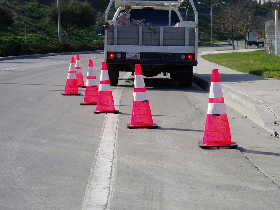 PVC traffic cone 50 cm - Class 2 - TRAFFIMEX