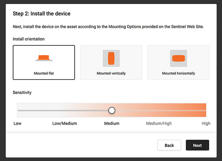 Screenshot: Install the Sentinel on the Crash Cushion