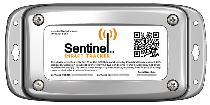 Sentinel Impact Tracker Unit