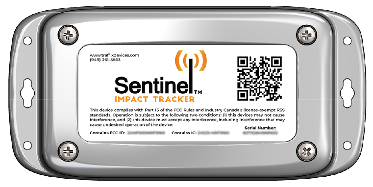 The Sentinel Impact Tracker from TrafFix Devices, Inc.