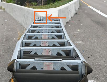 Sentinel Impact Tracking installation location on the Lindsay Tau-M