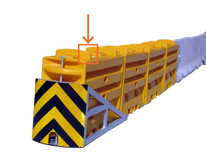 Sentinel Impact Tracking installation location on the SLED end terminal