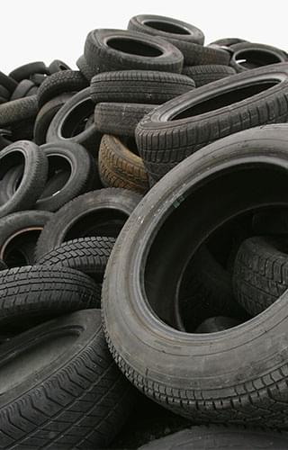 TrafFix Devices, Inc. recycles 12 million pounds of scrap tires intended for the landfill.
