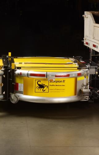 Scorpion II TMA: The World's First MASH Eligible Truck Mounted Attenuator