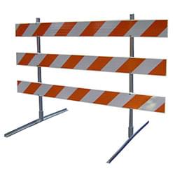 Economy Type III Barricade with Phoenix plastic rails