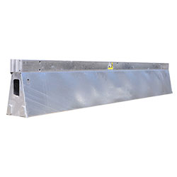 The HV2 Barrier is 19' 2" (5,846mm) in length, 18" (450mm) wide, 35"(900mm) in height, and weighs 4,600 lbs (2,088kg).