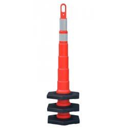 The TrafFix Looper-Cone can be stacked without sticking together or warping.