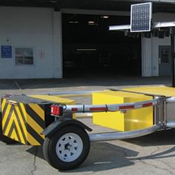 Scorpion Towable Attenuator with attached Arrow Board.