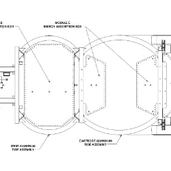 Scorpion II TL-3 Towable Attenuator Technical Drawing - Top View