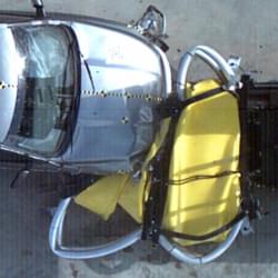 Crash testing of the Scorpion II Truck Mounted Attenuator (TMA), image #3.