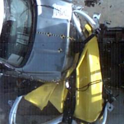Crash testing of the Scorpion II Truck Mounted Attenuator (TMA), image #4.