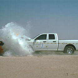 SLED (US) MASH crash testing with a 5,000lb truck, image #3.