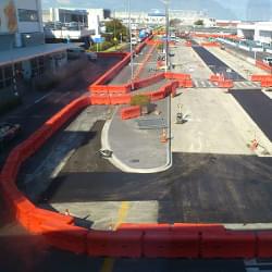 Water-Wall in use at the Auckland Domestic Air Terminal