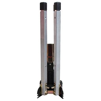 Aluminum Leg TrafFix sign stand with single spring
